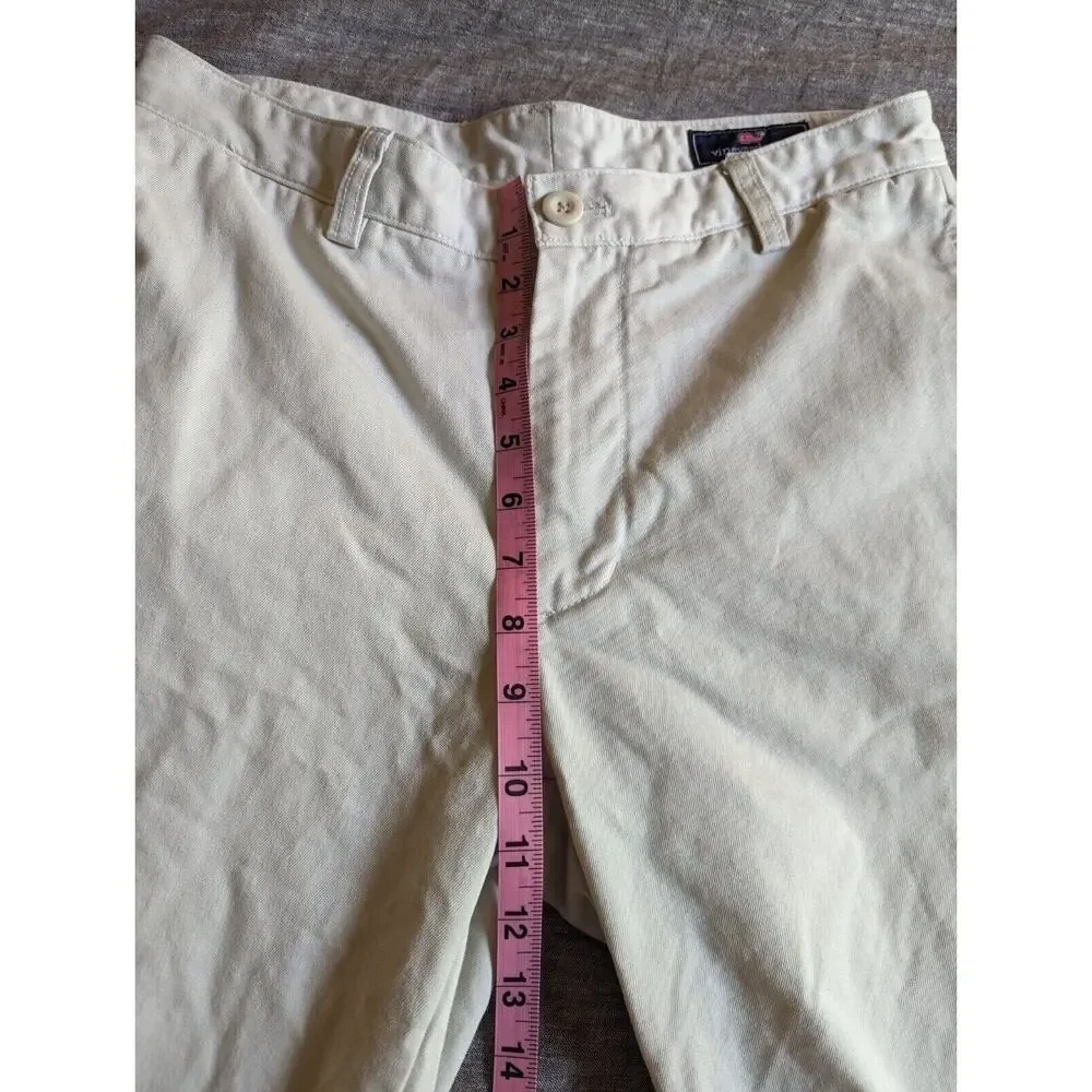 Vineyard Vines Men's Club Pants Color Stone 30x30 Straight Leg Khaki Chinos